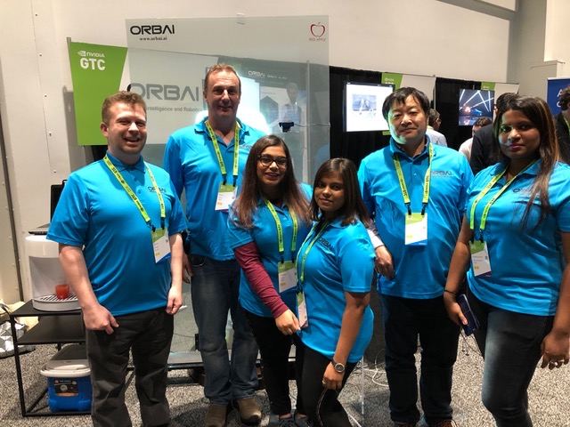 With the ORBAI team, NVIDIA GTC 2019